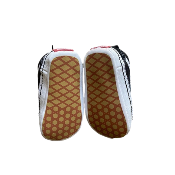 Vans Old Skool Crib shoes black and white Infant Size 2 - Picture 3 of 6
